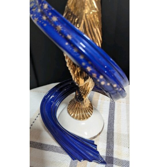 The Franklin Mint GALAXY in GOLD Fine Porcelain Figurine Hand Painted 14 inch - Picture 4 of 7